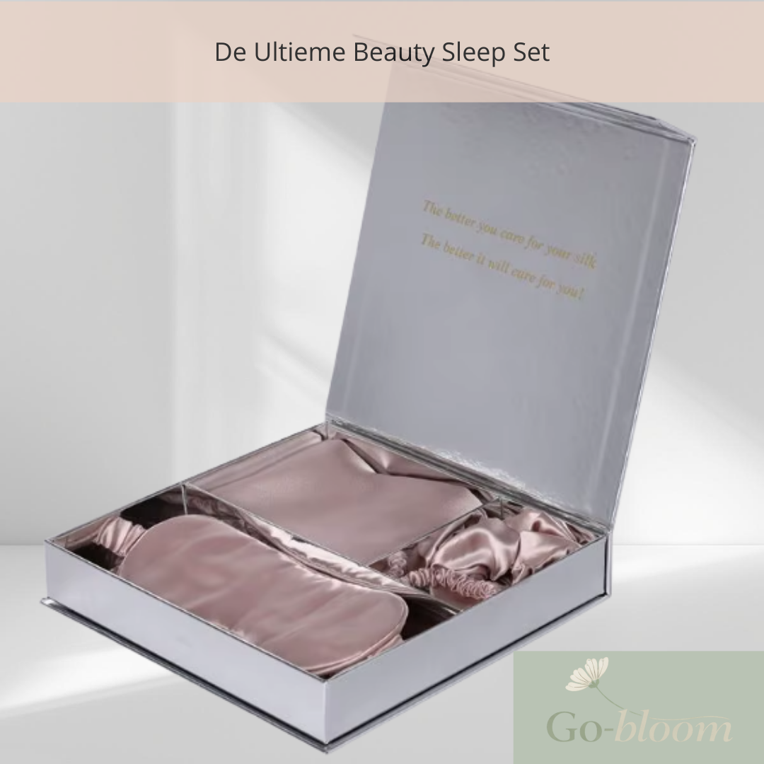 SilkGlow Beauty Slaapset | Voor Gladder Haar & Stralende Huid