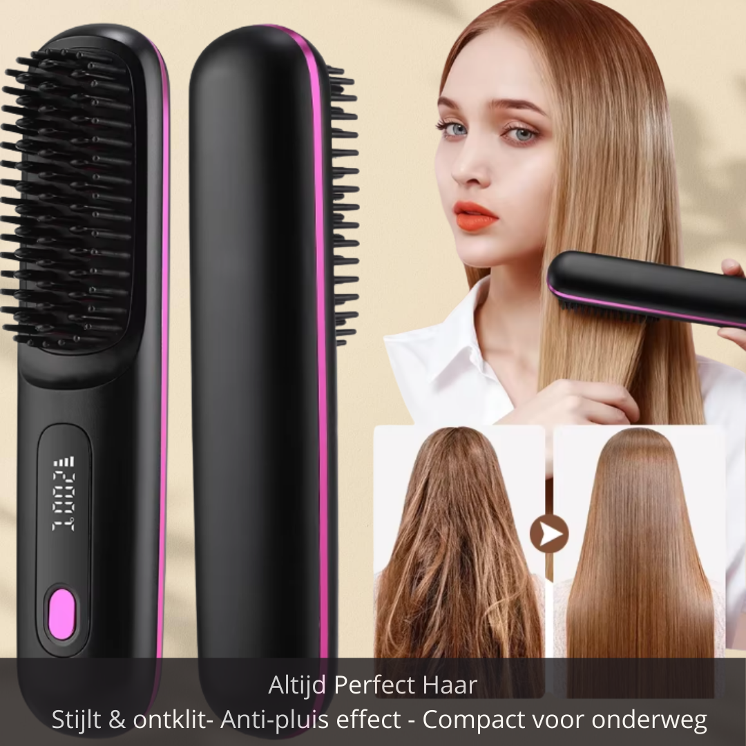 SilkSmooth Stijlborstel | Glad Haar in Minuten