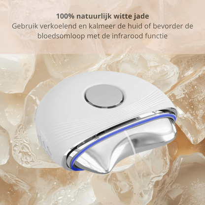 ContourGlow Pro | Elektrische Gua Sha Jade voor een gezonde en strakkere huid