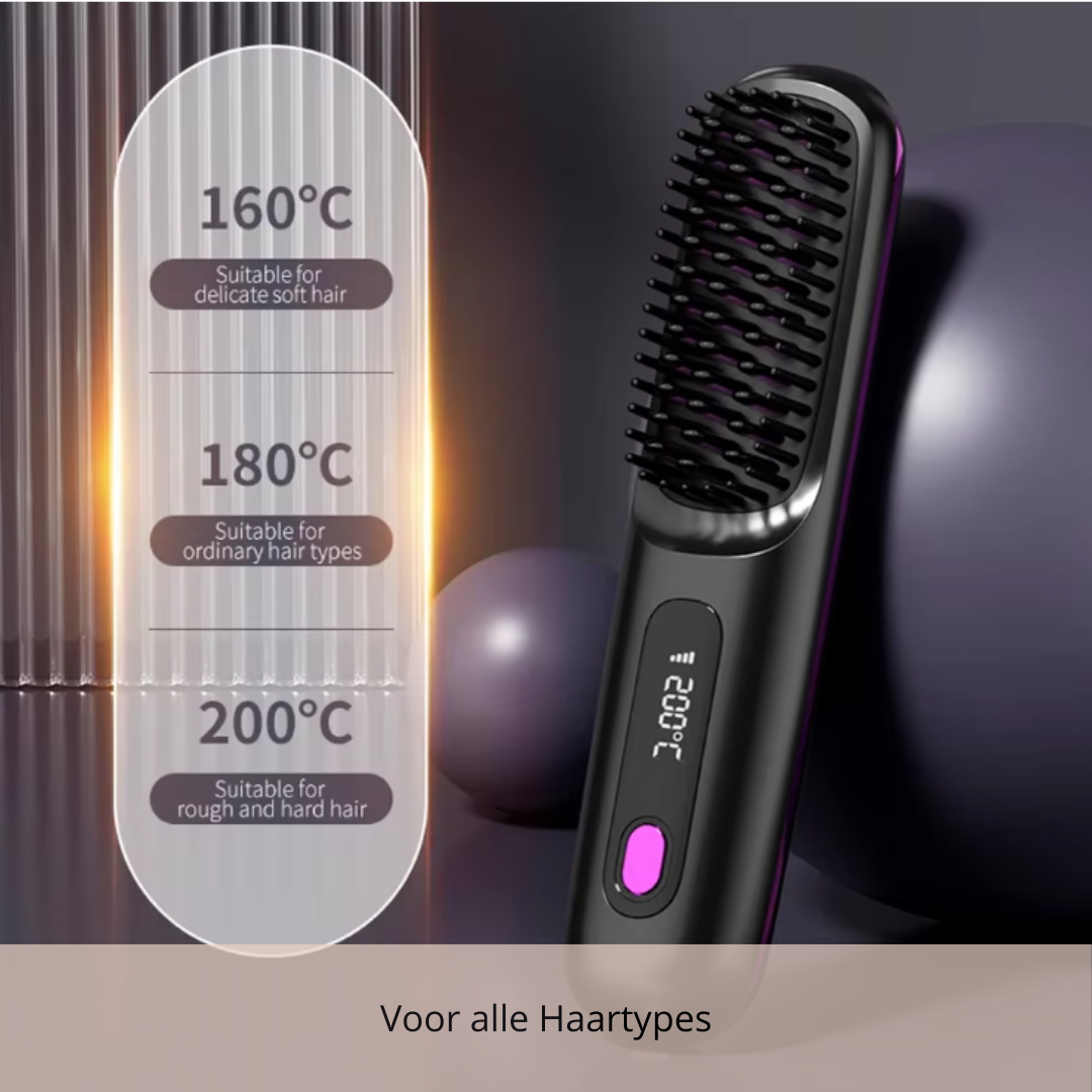 SilkSmooth Stijlborstel | Glad Haar in Minuten