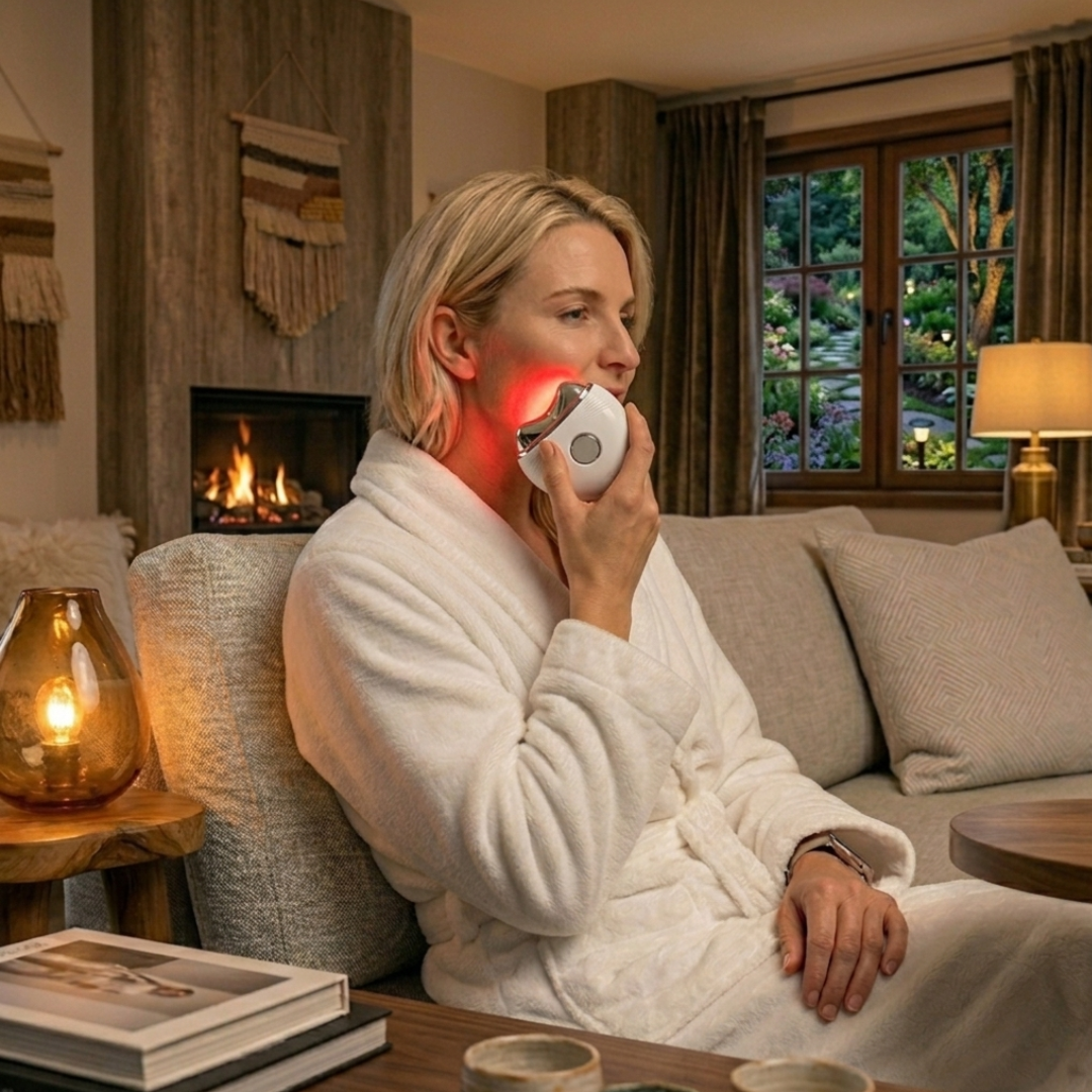 ContourGlow Pro | Elektrische Gua Sha Jade voor een gezonde en strakkere huid