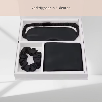 SilkGlow Beauty Slaapset | Voor Gladder Haar & Stralende Huid